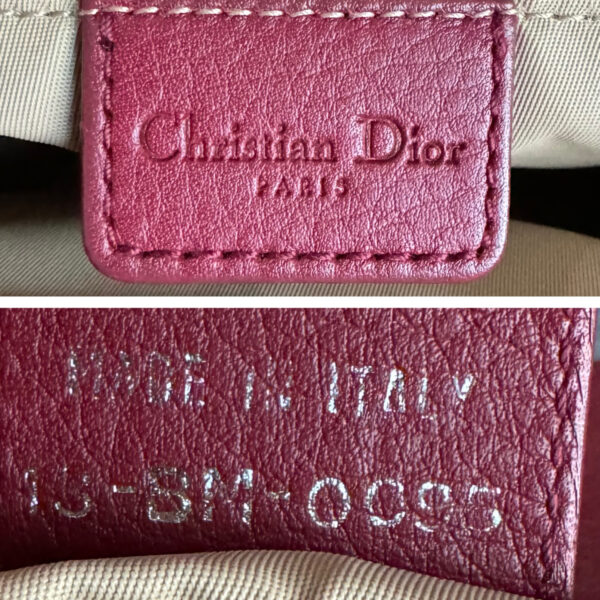 Dior Monogram Cargo Pocket Shoulder Bag in Beige / Red / Silver - Image 7