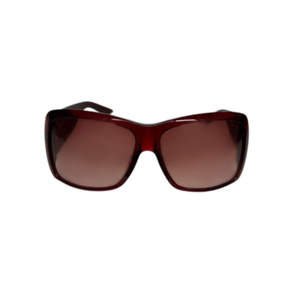 Dior Logo Oversized Sunglasses in Red / Silver - Image 2