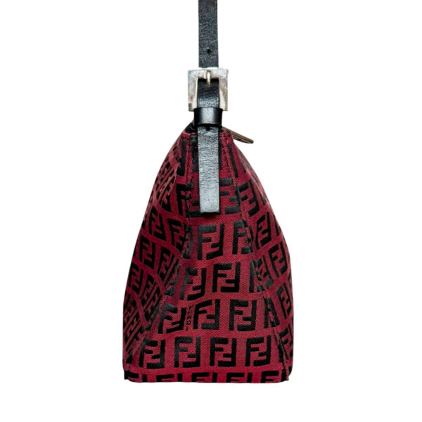 Fendi Monogram Shoulder Bag in Red / Black - Image 3