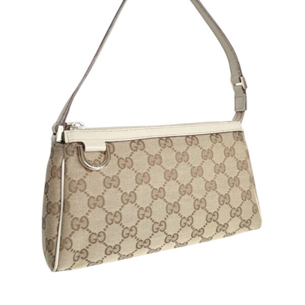 Gucci Monogram D Ring Mini Shoulder Bag in Beige / Cream / Gold - Image 2