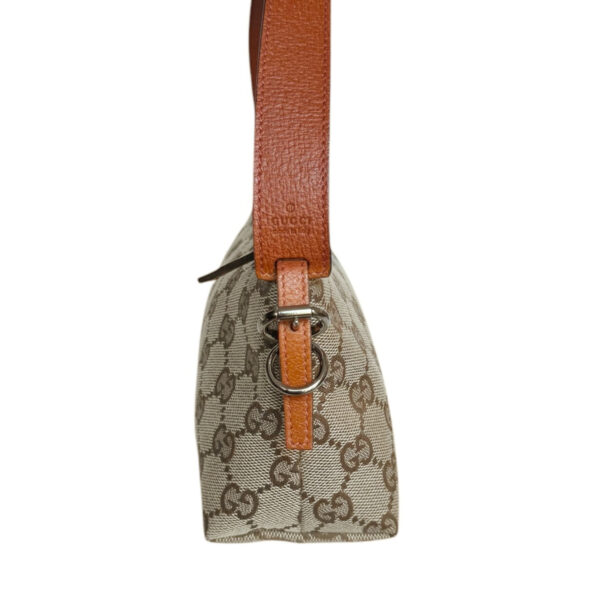 Gucci Monogram Mini Shoulder Bag in Beige / Tan - Image 3