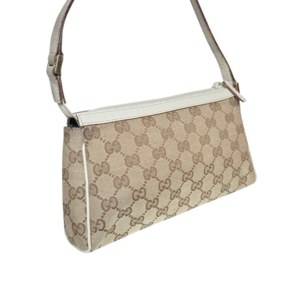 Gucci Monogram D Ring Mini Shoulder Bag in Beige / Cream / Gold - Image 4