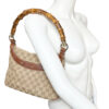 Gucci Monogram Bamboo Shoulder Bag in Beige / Brown - Image 8