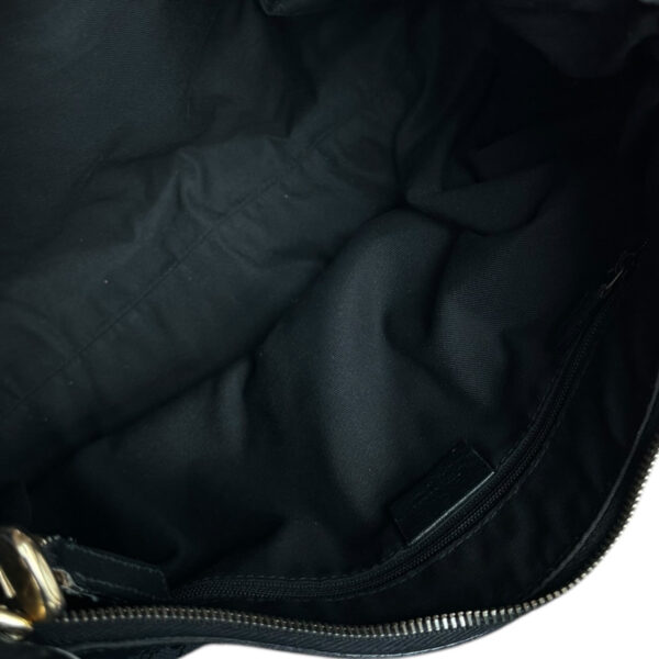 Gucci Monogram D Ring Hobo Shoulder Bag in Black / Gold - Image 6