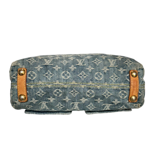 Louis Vuitton Monogram Denim Baggy Shoulder Bag in Blue - Image 5