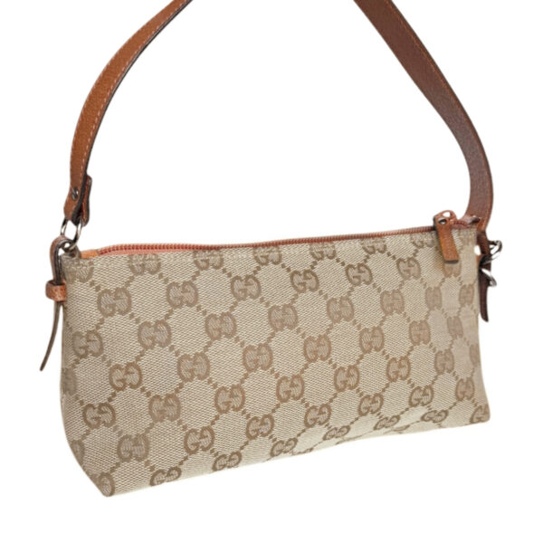 Gucci Monogram Mini Shoulder Bag in Beige / Tan - Image 2