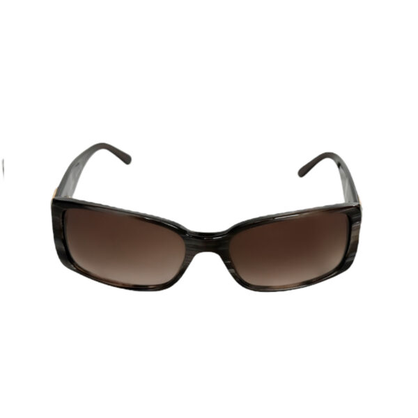 Chanel Logo Marble Sunglasses in Brown / Gold - Image 2