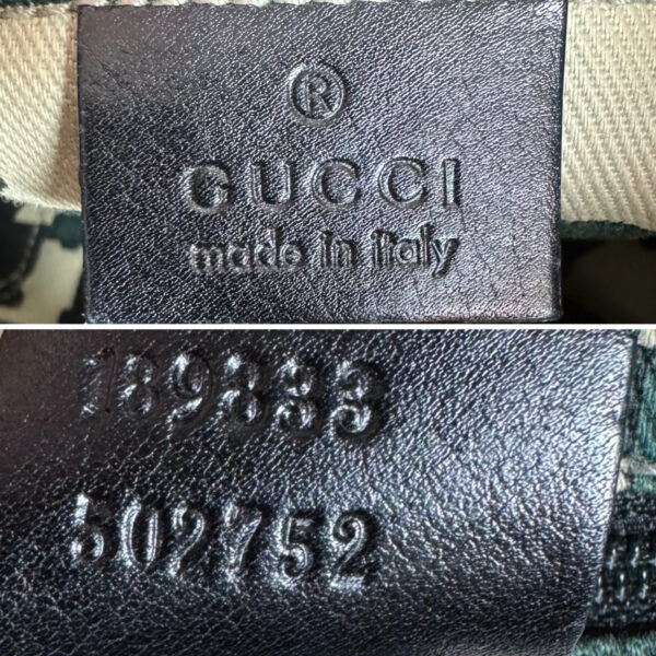Gucci Monogram D Ring Hobo Shoulder Bag in Black / Gold - Image 7