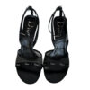 Dior Mesh Tape Logo Strappy Heels in Black / Silver UK 6 - Image 2