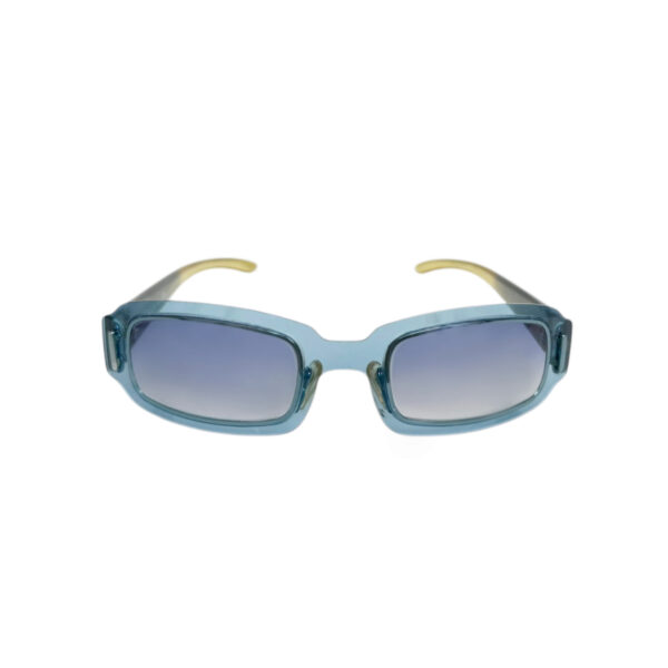 Dior Logo Rimless Sunglasses in Blue / Green - Image 2