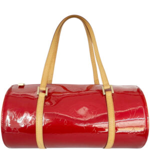 Vintage Louis Vuitton Monogram Vernis Papillon Bag in Cherry Red / Gold | NITRYL