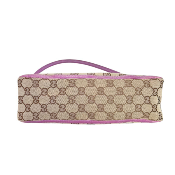 Gucci Monogram D Ring Shoulder Bag in Beige / Pink / Gold - Image 5