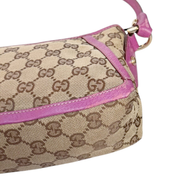 Gucci Monogram D Ring Shoulder Bag in Beige / Pink / Gold - Image 6