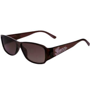 Vintage Gucci Diamante Logo Chunky Sunglasses in Maroon / Pink | NITRYL