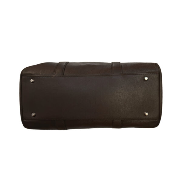 Dior Leather Logo Strap Shoulder Bag in Brown / Silver - Image 5