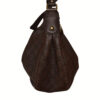 Gucci Monogram Leather Hobo Shoulder Bag in Brown / Gold - Image 3