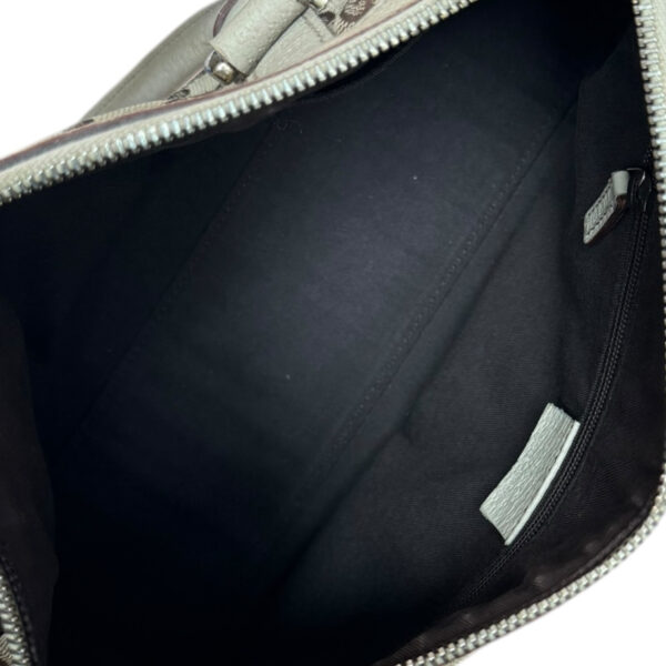 Gucci Monogram Shoulder Boston Bag in Beige / Cream / Gold - Image 7