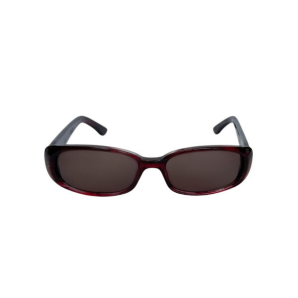 Gucci GG Logo Chunky Sunglasses in Maroon Red / Silver - Image 2