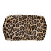 Prada Leopard Print Calfskin Canapa Tote Bag in Beige / Brown / Gold - Image 5