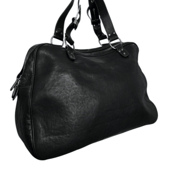 Dior Gaucho Leather Saddle XL Bag in Black / Tan / Silver - Image 4