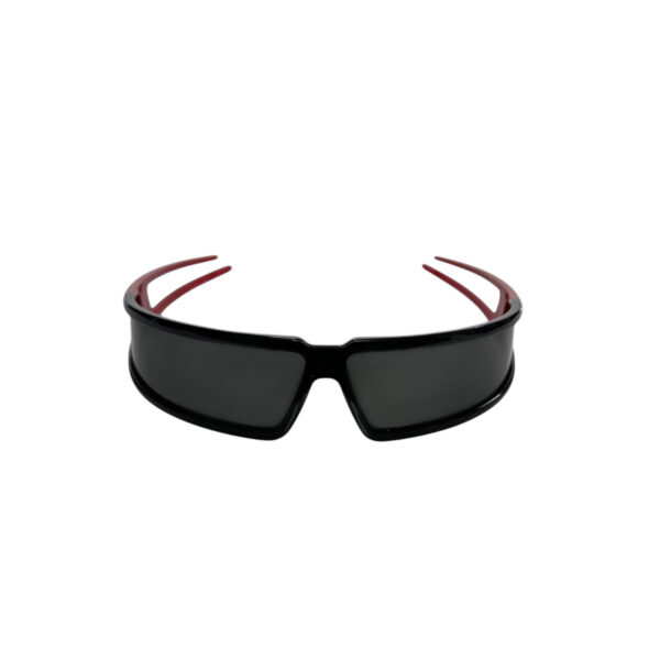 Dior Bandage 2003 Wraparound Sunglasses in Black / Red - Image 2