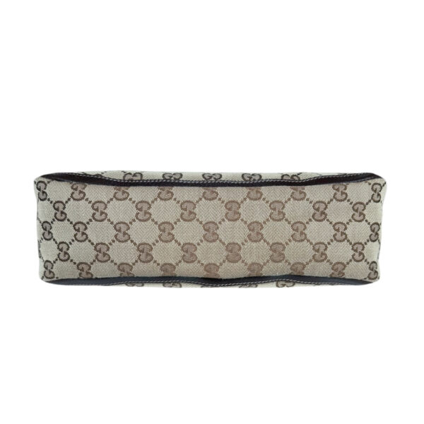 Gucci Monogram D Ring Shoulder Bag in Beige / Brown / Gold - Image 5