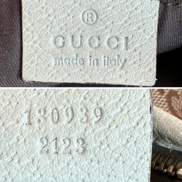 Gucci Monogram D Ring Shoulder Bag in Beige / Cream / Gold - Image 6