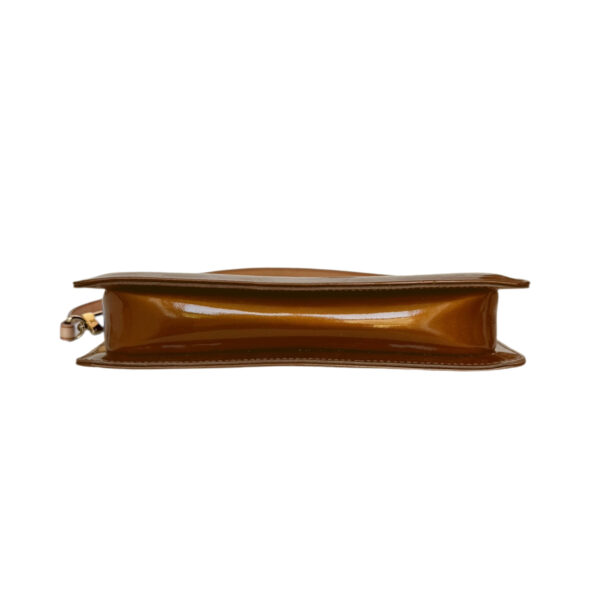 Louis Vuitton Monogram Vernis Pochette Shoulder Bag in Bronze Brown / Gold - Image 5