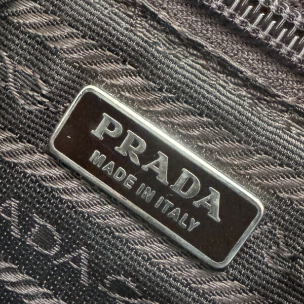 Prada Zebra Print Calfskin Shoulder Bag in White / Brown / Black - Image 8