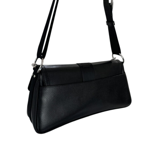 Dior Hardcore Swarovski Clasp 2 Way Shoulder Bag in Black / Silver - Image 4