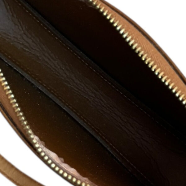 Louis Vuitton Monogram Vernis Pochette Shoulder Bag in Bronze Brown / Gold - Image 7