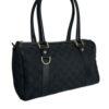 Gucci Monogram Shoulder Boston Shoulder Bag in Black / Gold - Image 2