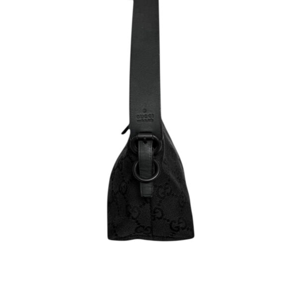 Gucci Monogram Mini Shoulder Bag in Black - Image 3