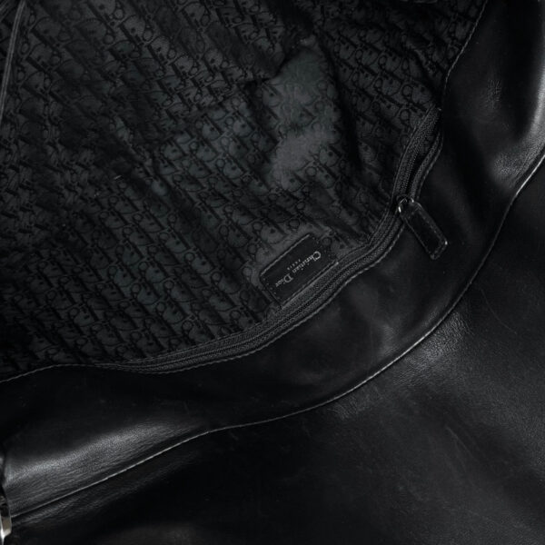 Dior Admit It Leather 2-Way Shoulder Bag in Black / Silver - Image 6