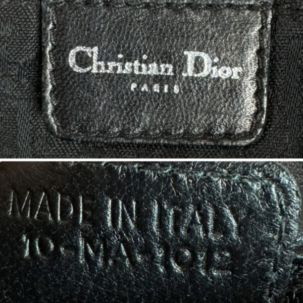 Dior Admit It Leather 2-Way Shoulder Bag in Black / Silver - Image 7