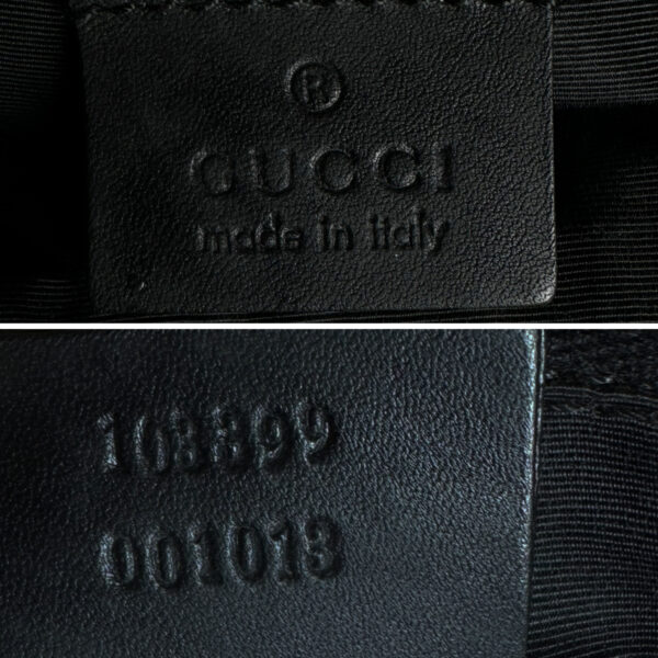 Gucci Monogram Mini Shoulder Bag in Black - Image 7