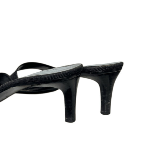 Gucci Monogram Canvas Heels in Black - Dark Grey UK 6.5 - Image 3