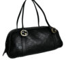 Gucci Monogram Logo Shoulder Bag in Black / Silver / Gold - Image 2