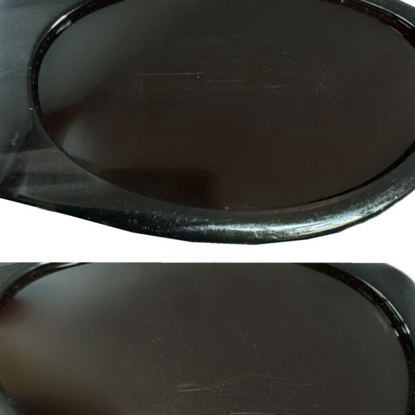 Gucci Diamante Logo Chunky Sunglasses in Black / Silver - Image 3