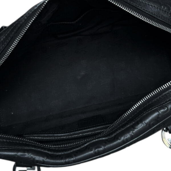 Gucci Monogram Logo Shoulder Bag in Black / Silver / Gold - Image 5