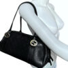 Gucci Monogram Logo Shoulder Bag in Black / Silver / Gold - Image 7