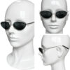 Chanel Rimless Logo Sunglasses in Black / Silver - Image 4