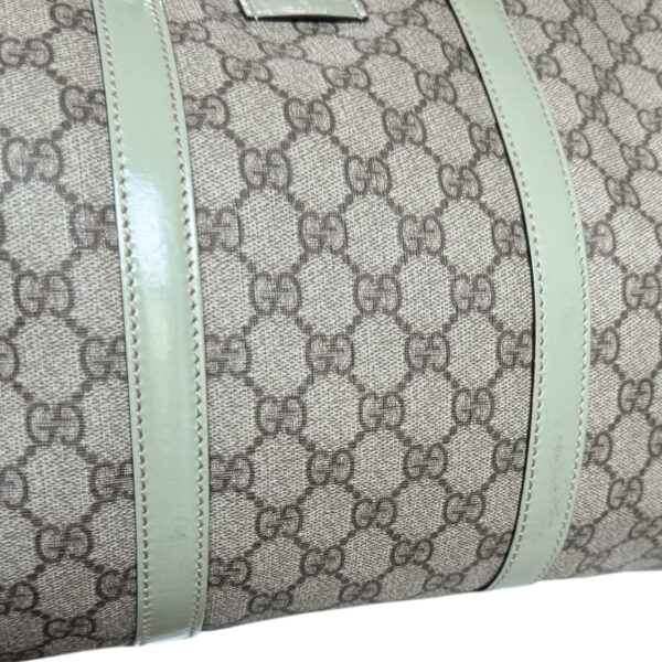 Gucci Monogram Boston Bag in Beige - Grey / Sage Green - Image 4