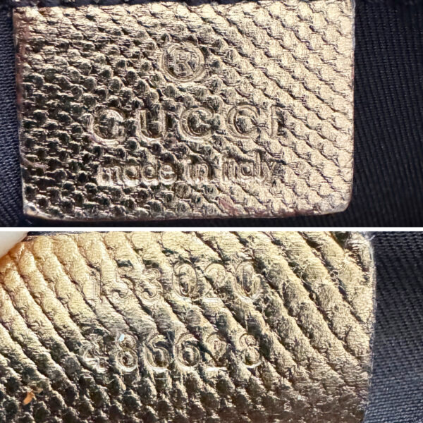 Gucci Monogram Metallic Chain Charm Mini Shoulder Bag in Gold - Image 7