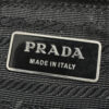 Prada Studded Nylon Leather Shoulder Bag in Black / Silver - Image 7
