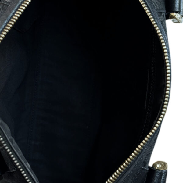 Gucci Monogram Shoulder Boston Shoulder Bag in Black / Gold - Image 6