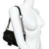Prada Studded Nylon Leather Shoulder Bag in Black / Silver - Image 8