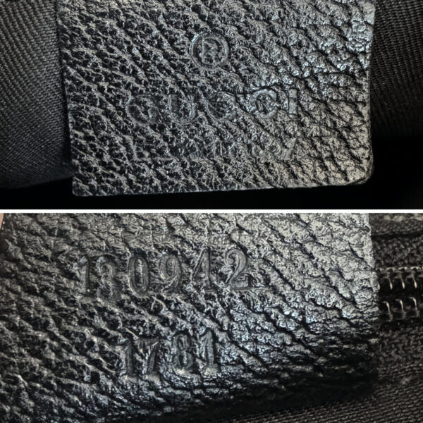 Gucci Monogram Shoulder Boston Shoulder Bag in Black / Gold - Image 7