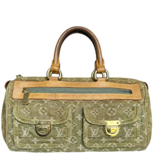 Louis Vuitton Monogram Denim Neo Speedy Bag in Khaki Green