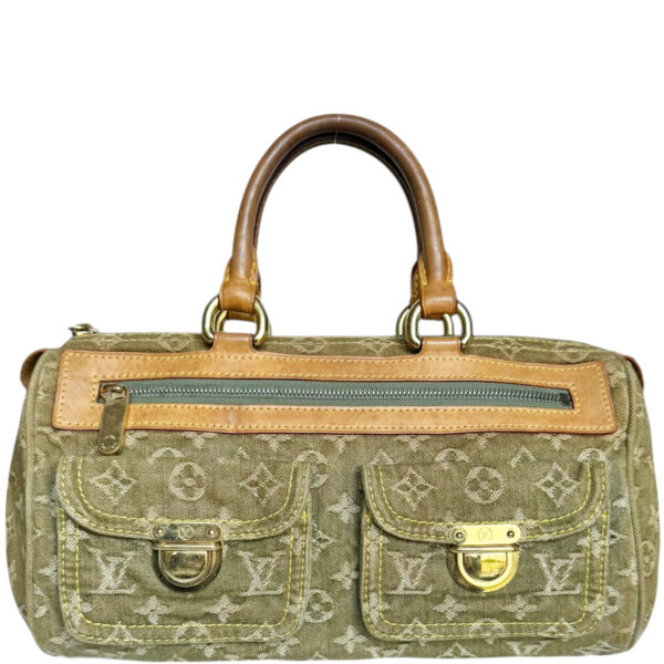 Louis Vuitton Monogram Denim Neo Speedy Bag in Khaki Green